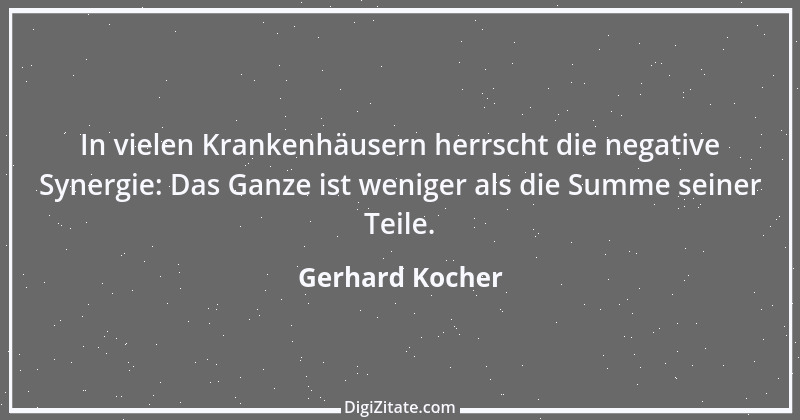 Zitat von Gerhard Kocher 77