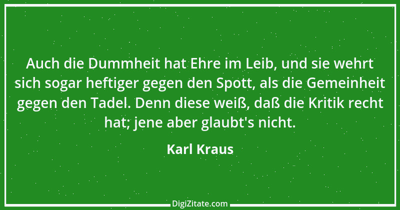 Zitat von Karl Kraus 327