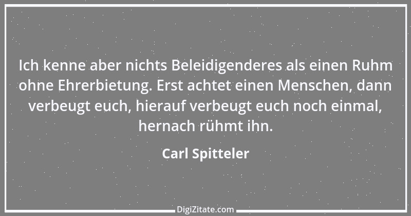 Zitat von Carl Spitteler 49