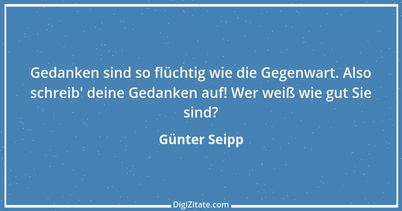 Zitat von Günter Seipp 57