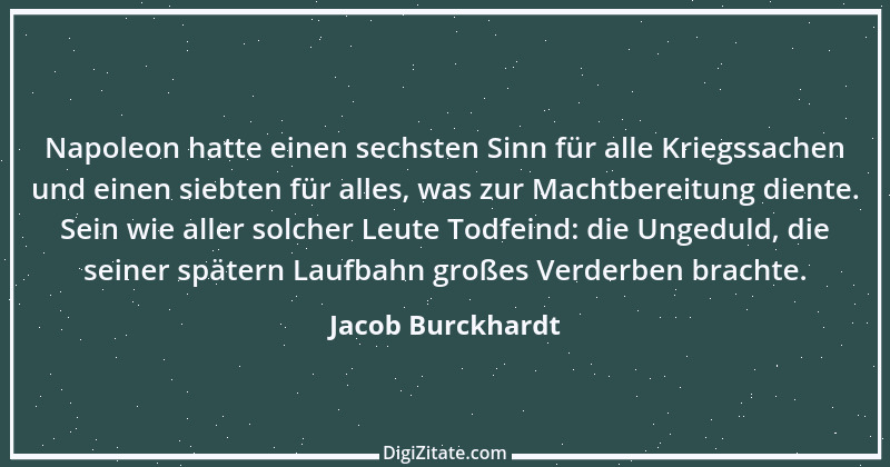 Zitat von Jacob Burckhardt 127