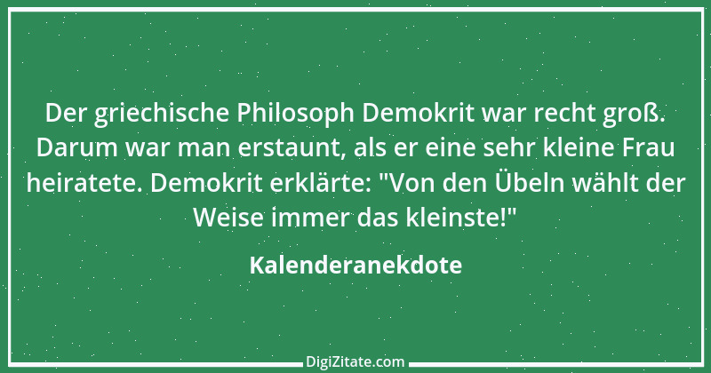 Zitat von Kalenderanekdote 9