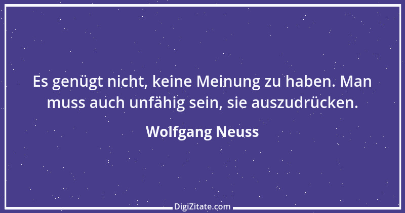 Zitat von Wolfgang Neuss 20