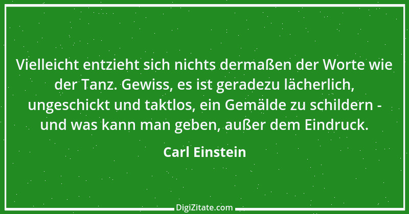 Zitat von Carl Einstein 8