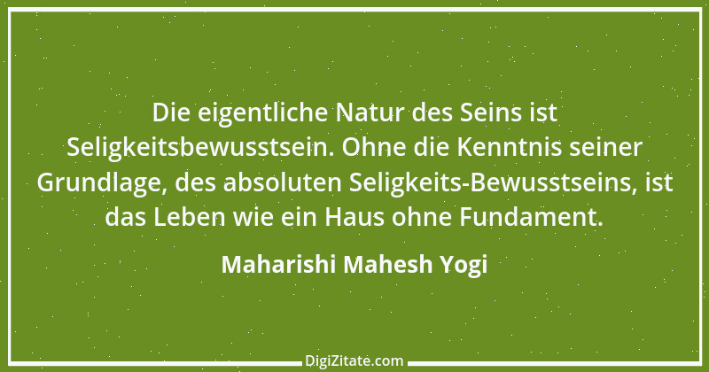 Zitat von Maharishi Mahesh Yogi 1