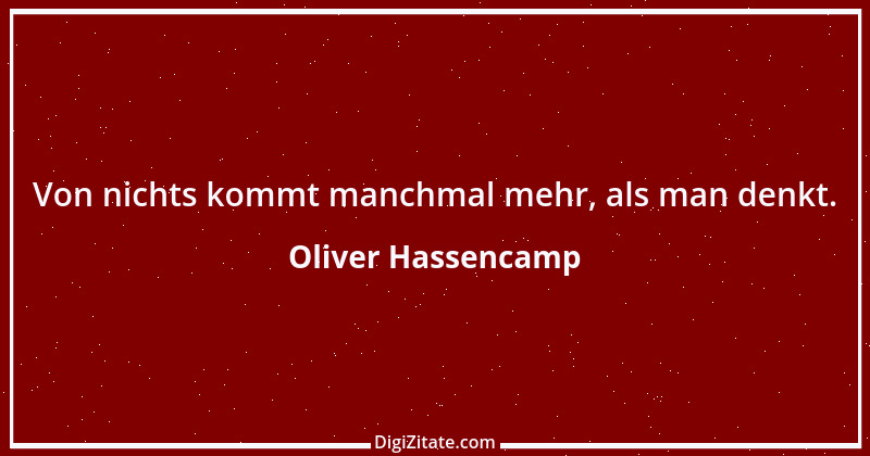 Zitat von Oliver Hassencamp 35