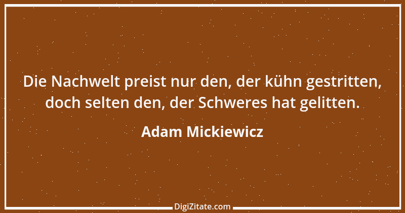 Zitat von Adam Mickiewicz 6