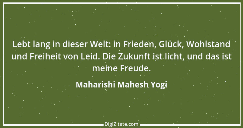 Zitat von Maharishi Mahesh Yogi 2