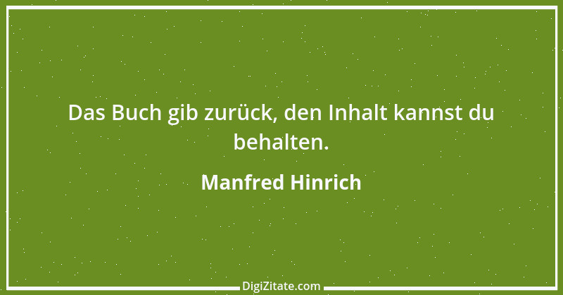 Zitat von Manfred Hinrich 1745