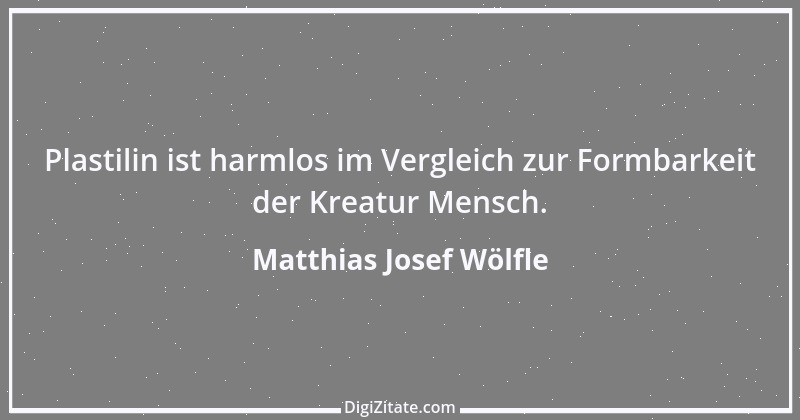 Zitat von Matthias Josef Wölfle 1