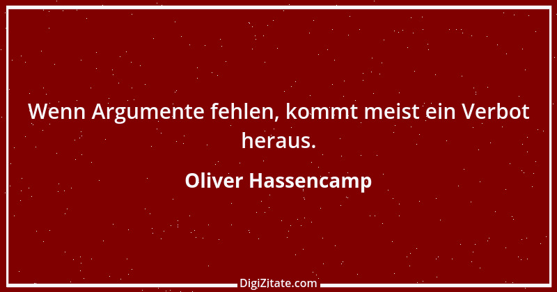 Zitat von Oliver Hassencamp 36