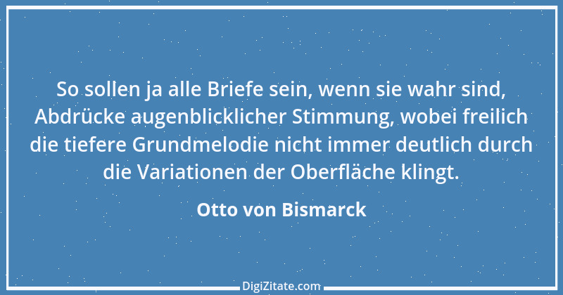 Zitat von Otto von Bismarck 269