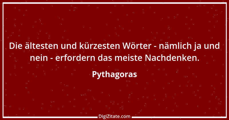 Zitat von Pythagoras 37