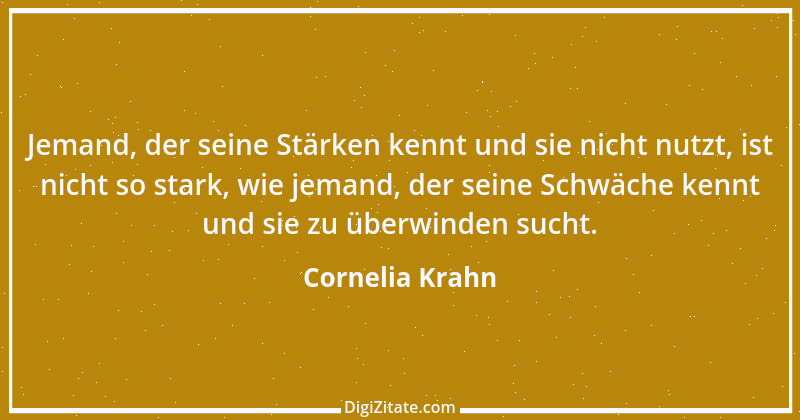 Zitat von Cornelia Krahn 1