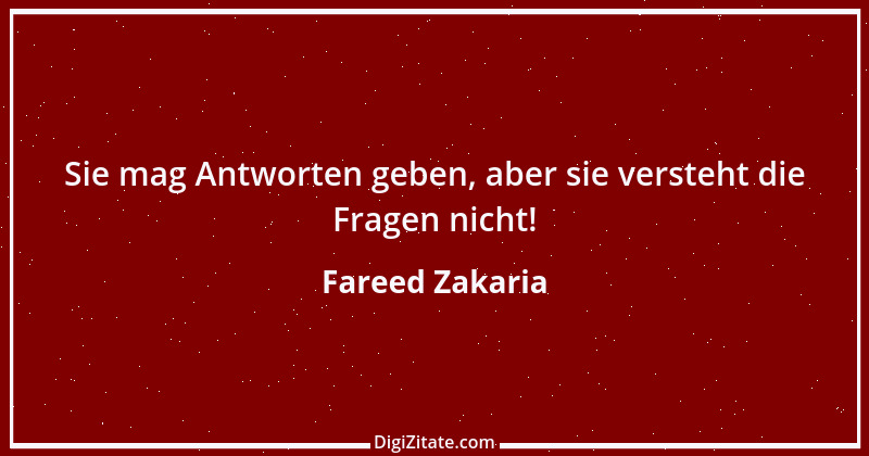 Zitat von Fareed Zakaria 1