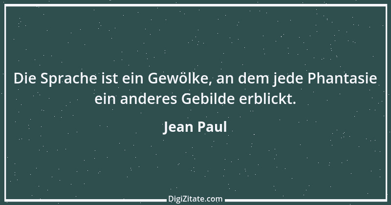 Zitat von Jean Paul 717