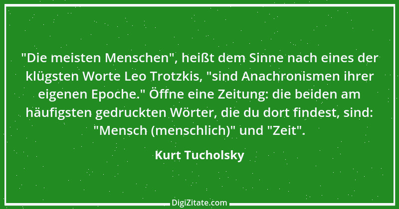 Zitat von Kurt Tucholsky 113