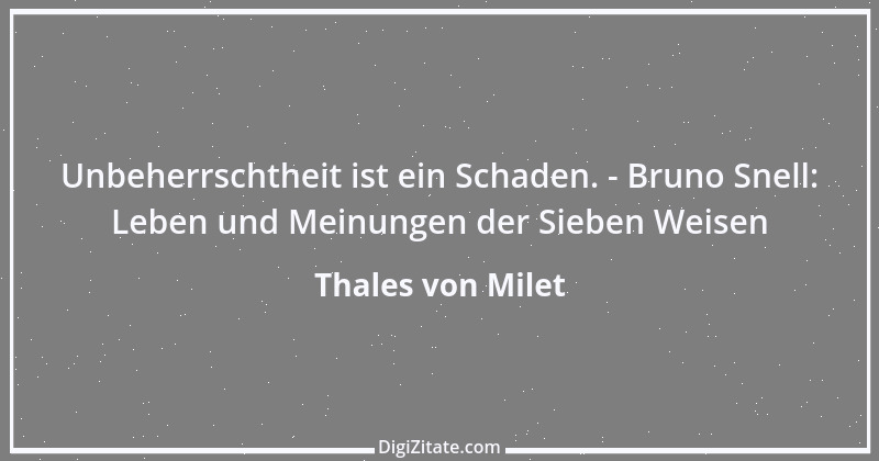 Zitat von Thales von Milet 27