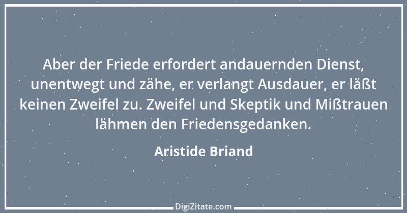 Zitat von Aristide Briand 7