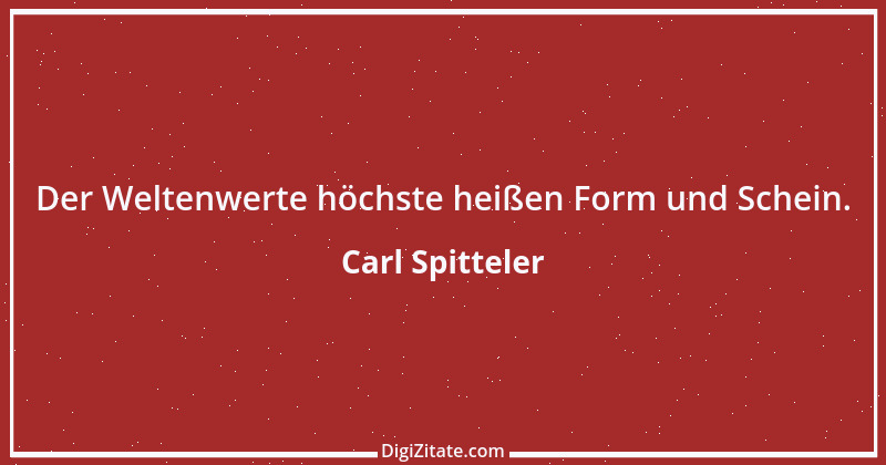 Zitat von Carl Spitteler 53