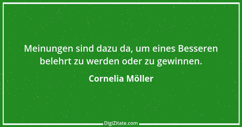 Zitat von Cornelia Möller 1