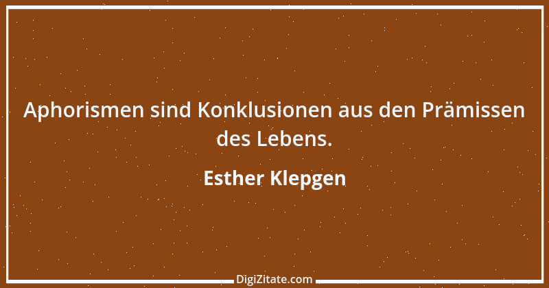 Zitat von Esther Klepgen 65