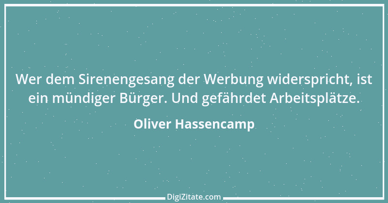 Zitat von Oliver Hassencamp 38