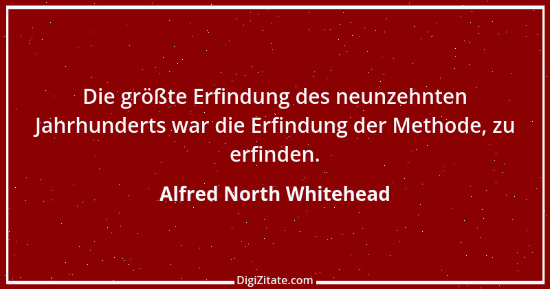 Zitat von Alfred North Whitehead 1