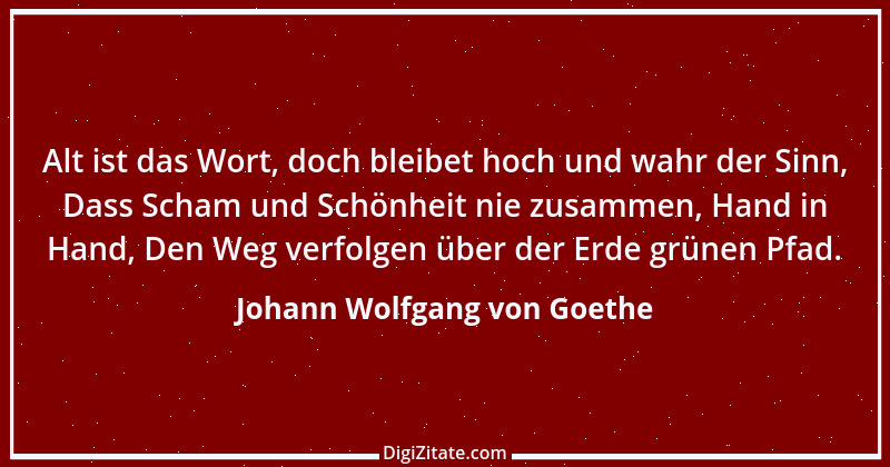 Zitat von Johann Wolfgang von Goethe 1574