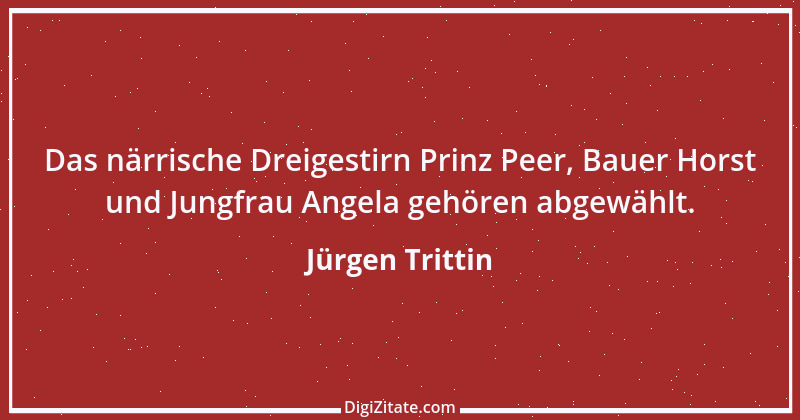 Zitat von Jürgen Trittin 9