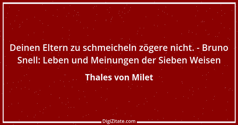 Zitat von Thales von Milet 29