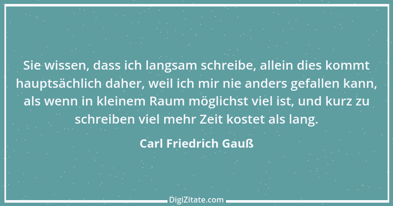 Zitat von Carl Friedrich Gauß 4