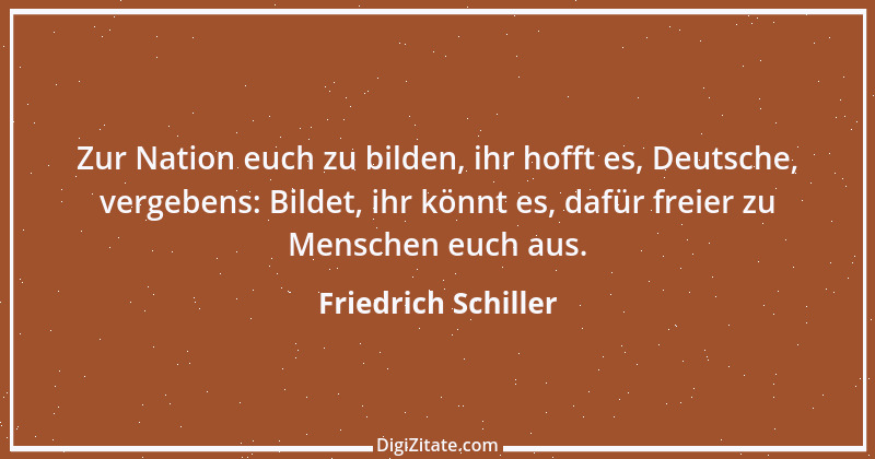 Zitat von Friedrich Schiller 1092