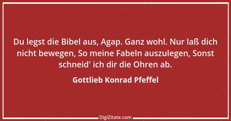 Zitat von Gottlieb Konrad Pfeffel 3