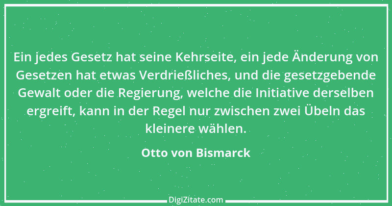 Zitat von Otto von Bismarck 273