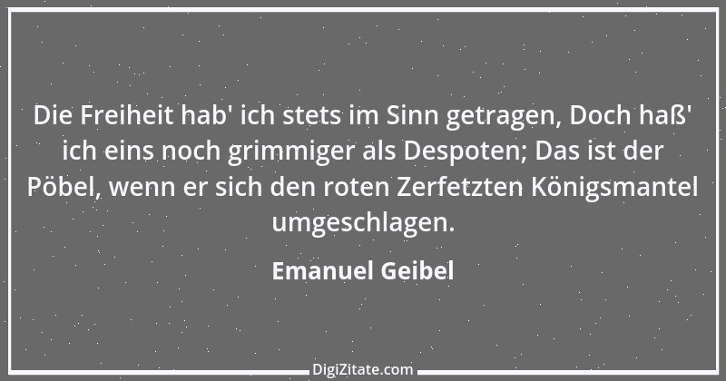 Zitat von Emanuel Geibel 168