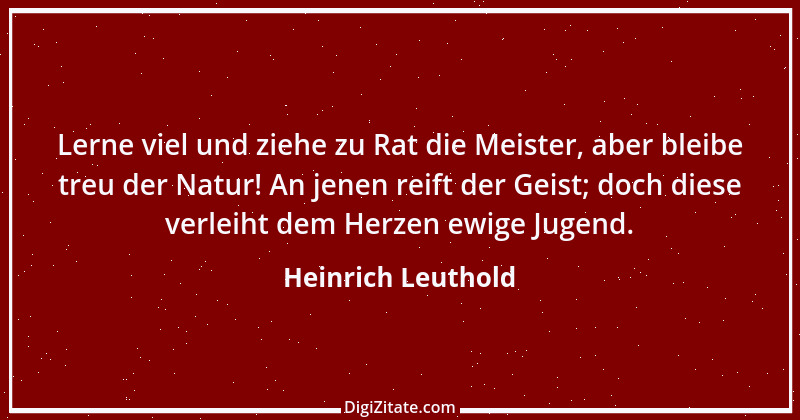 Zitat von Heinrich Leuthold 3