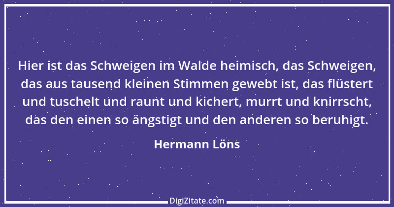 Zitat von Hermann Löns 18