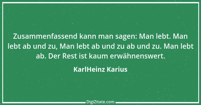 Zitat von KarlHeinz Karius 736