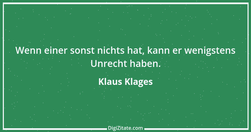 Zitat von Klaus Klages 63