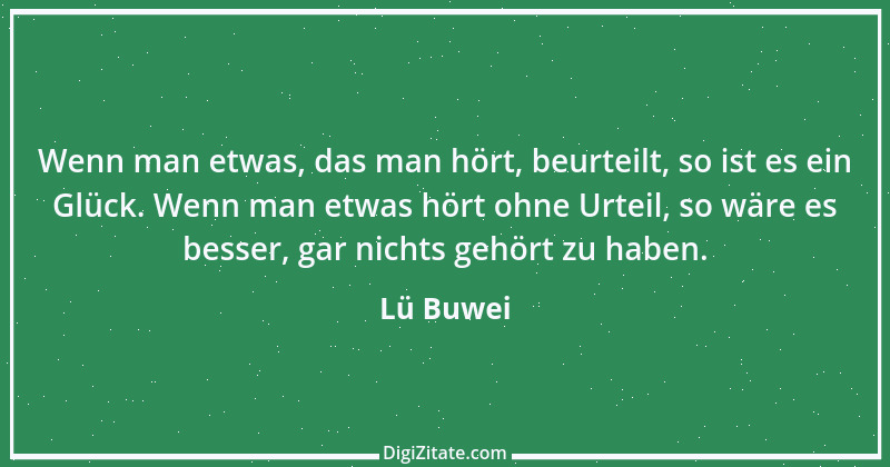 Zitat von Lü Buwei 137