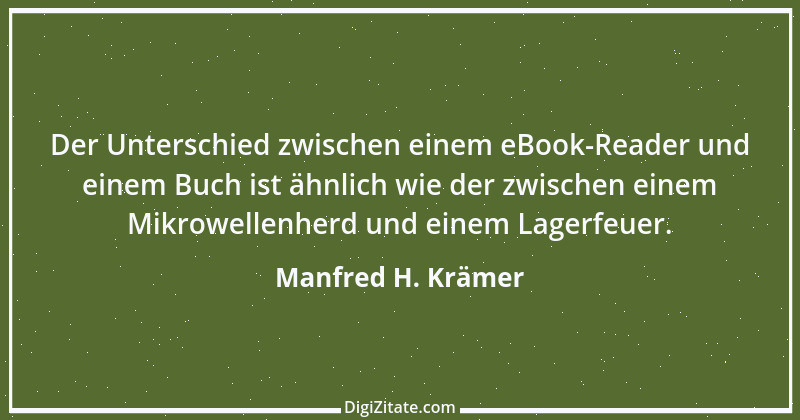 Zitat von Manfred H. Krämer 3