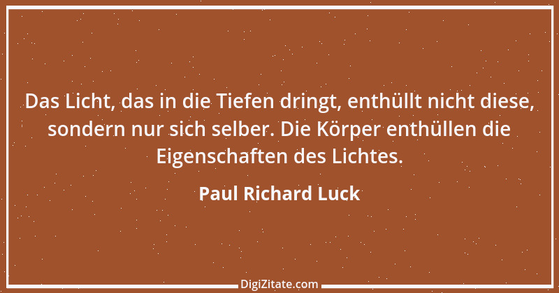 Zitat von Paul Richard Luck 50