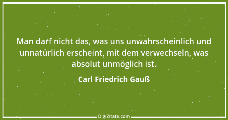 Zitat von Carl Friedrich Gauß 5