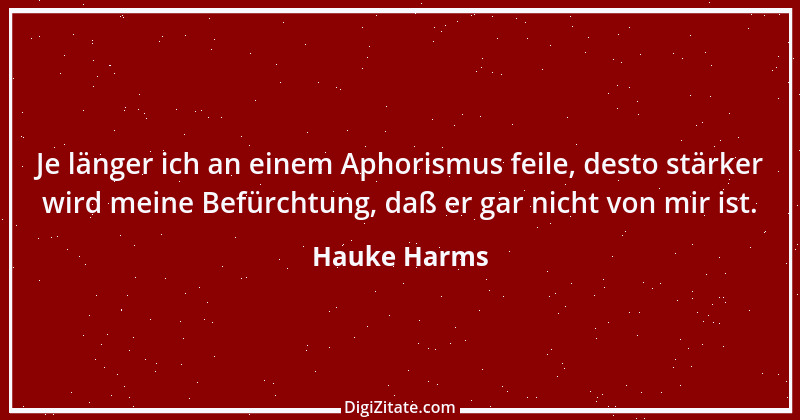 Zitat von Hauke Harms 4