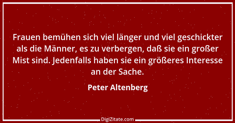 Zitat von Peter Altenberg 2