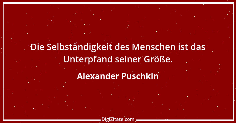 Zitat von Alexander Puschkin 15