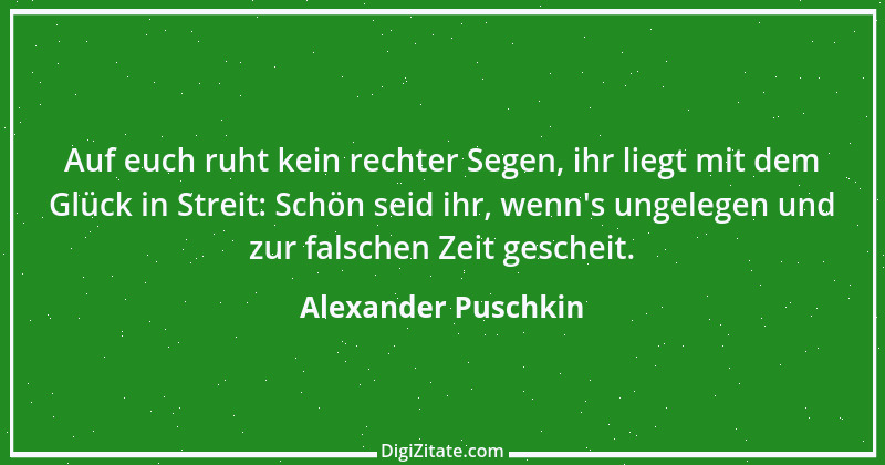 Zitat von Alexander Puschkin 16