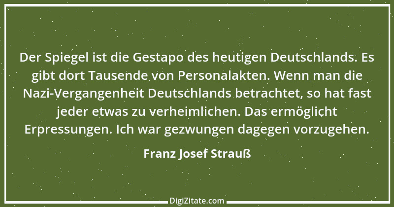 Zitat von Franz Josef Strauß 42