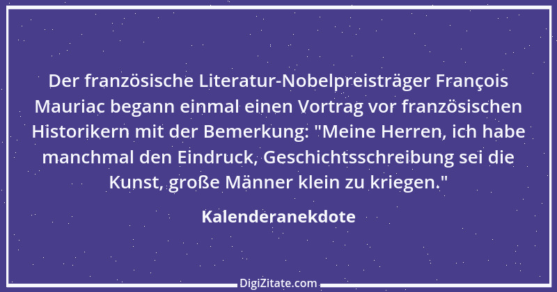 Zitat von Kalenderanekdote 18